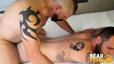BEARFILMS Tattooed Cub Ryan Powers Bred By Bear Beau Bearden - drtuber