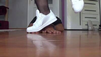 Trampling On Fingers With Adidas Shoes - hclips