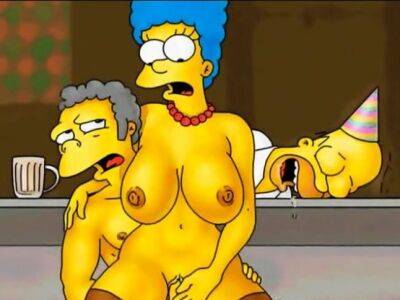 Marge Simpson cheating wife movie - drtuber