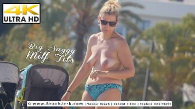 Big Saggy MILF Tits - BeachJerk - hclips