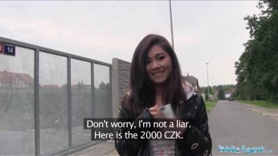 Public Agent Asian cutie fucked by a stranger for money - pornoxo.com