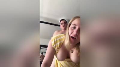 Blonde With Huge Tits Fucked From Behind - hclips