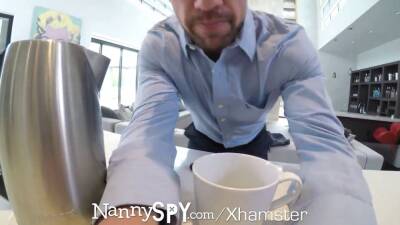 Nanny cam exposes busty nanny - sexu.com