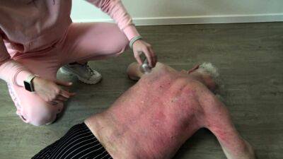 Old beating victim of the sadistic home help! - drtuber
