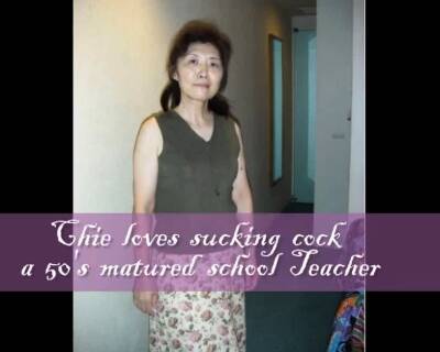 Chie loves sucking cock, 50's matured school teacher - icpvid.com