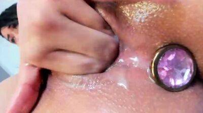 Horny amateur couple close up anal on webcam - drtuber