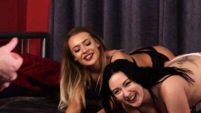 Femdom lingerie babes watch wanker - drtuber