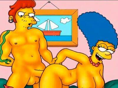 MILF Marge Simpson cheating - drtuber