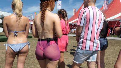 Redhead Seethrough Pink Shorts - upornia