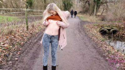 Lovlyluna - Cute German Girl Public Nude Walk 4k - hclips - Germany