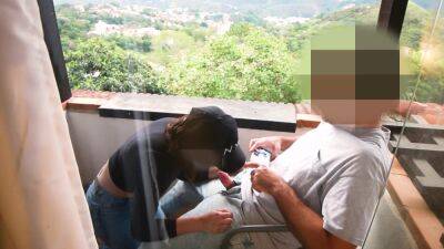 Milf Gives Blowjob On Apartment Balcony - upornia - Brazil