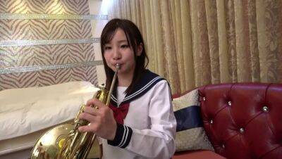 JK of the brass band and a middle-aged man have sex. When she blowjobs middle-aged male dick, the pussy gets wet. Black-haired JK sex get fucked with cock and she reached orgasm. Japanese amateur 18yo porn. https:\/\/bit.ly\/3I7Sj42 - veryfreeporn.com - Japan