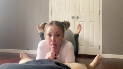 Stepsister Lets Me Rip Open Her Yoga Pants And Cum On Her Face - hclips - Usa