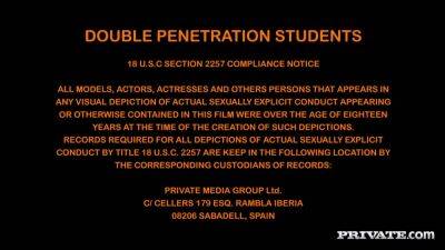 Privatespecials - Double Penetration Students - hotmovs.com