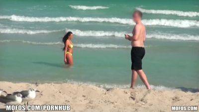 Allie Haze - Watch Rahyndee James & Allie haze get their tight asses drilled hard on the beach - sexu.com