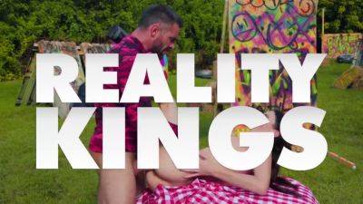 Justin Hunt - Danni Rivers - Danni Rivers & Justin Hunt tease and get their big cocks in reality kings RK Prime clip - sexu.com