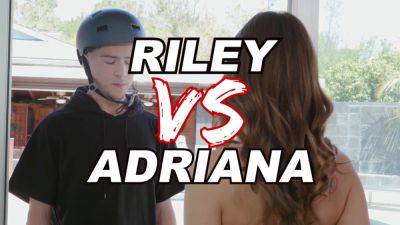 Riley Reid - Adriana Chechik - Connor Kennedy - Riley - Riley Reid & Adriana Chechik get down and dirty in a hot Latin anal match - sexu.com