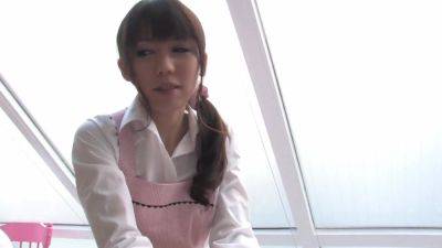 Adorable Japanese maid moans while a bunch of dudes pound her by GangAsia - hotmovs.com - Japan