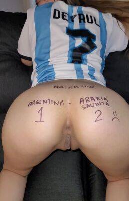 Argentina - Sexy Plump-ass Latina Helps Her BF To Cheer For the National Team - anysex.com