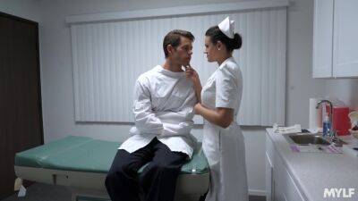Penny Barber - Nurse strips and gets laid with ill patient for that load of sperm - xbabe.com