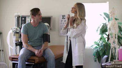 Emma Hix - Spicy blonde doctor craves man's hungry dick for a little treatment - xbabe.com