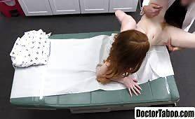 Teen redhead gets her fat pussy licked and banged by doctor - al4a.com
