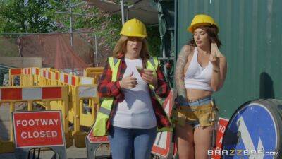 Ivy Lebelle - Danny D - Sexy female construction worker gets fucked balls deep - xtits.com