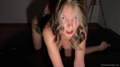Sensual home POV sex for a tight blonde with remarkable skills - xbabe.com